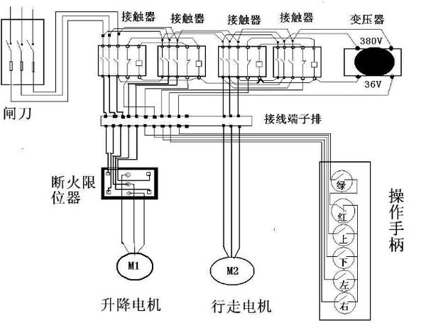 外架電動(dòng)葫蘆接線圖